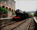 Irish photography. The Wicklow Gallery. Steam Train at Rathdrum Railway Station - Co. Wicklow