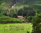 Irish photography. The Wicklow Gallery. Cottage, Spring Time in Glenmalure Valley - Co. Wicklow