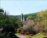 Irish photography. The Wicklow Gallery. Early Christian Round Towers at Glendalough - Co. Wicklow