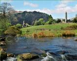 Irish photography. The Wicklow Gallery. 7th Century Christian Settlement  at Glendalough - Co. Wicklow