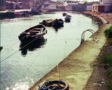 The Wicklow Town Gallery. Small boat moorings in Wicklow Harbour,  Co. Wicklow 