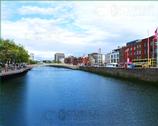 The Dublin Gallery. The Liffey in Dublin City