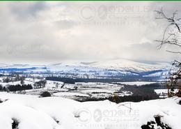 The Many Snows Gallery. Avonmore Valley with the Wicklow Hills - Co. Wicklow