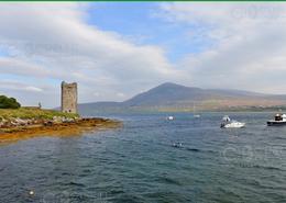 The Mayo Gallery. Grace O'Malley's Castle, Kildavnet Tower, Achill Island - Co. Mayo