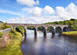 The Mayo Gallery. The historic Achill Island line Rail bridge at Newport Co. Mayo