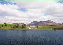 The Galway Gallery. House on Derryclare Lough, Connemara -  Co. Galway  