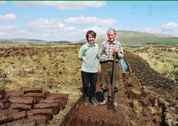 The Galway Gallery. The Turf Cutters near Outherard - Co. Galway