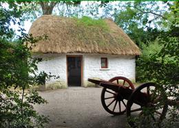 The Clare Gallery. Labourer's Cottage,  Bunratty Heritage Park - Co. Clare