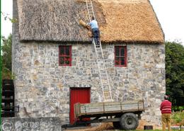 The Clare Gallery. Modern Thatching -  Co. Clare 