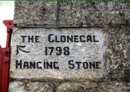 The Roscommon, Cavan & Carlow Gallery. The Hanging Stone in Clonegal Village - Co. Carlow