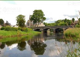 The Roscommon, Cavan & Carlow Gallery. Butlers Bridge & Village Church - Co. Cavan