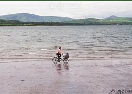 The Kerry Gallery. A Ride on Dingle Strand (Circa 1990) - Co. Kerry