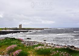 The Sligo Gallery. Rosslee O'Dowd Castle on Easkey Pier, Co. Sligo