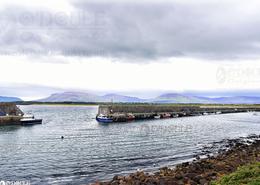 The Sligo Gallery. Dark Clouds over Mullaghmore Harbour, Co. Sligo