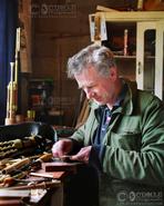 Irish photography. Artisans. Imagination To Creation. Champion Uileann Piper and Pipe Maker - Dennis Quigley from Aughrim, Co. Wicklow