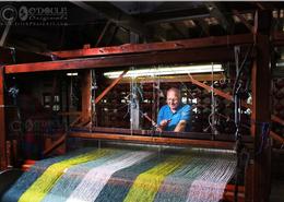 Irish photography. Artisans. Imagination To Creation. A lifetime of Weaving - Weaver, Harry Leeson - Avoca Mill, Co. Wicklow