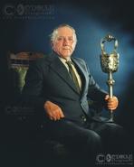 Irish photography. Spirit of the Celts. The Irish Character. Jackie De Courcy - Wicklow Town Council Chairman (Circa 1984)