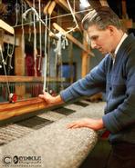 Spirit of the Celts - The Irish Character. Harry Leeson - Senior Weaver at Avoca Mills, Co. Wicklow  (Circa 1978)