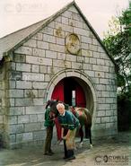 Spirit of the Celts - The Irish Character. Spiro The Blacksmith at his Forge in Aughrim Village, Co. Wicklow (Circa 1996)