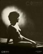 Irish Fine Art - Black & White. Halo Lady Nude