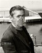 Irish Fine Art - Black & White. Retired Seaman Kacki Lawless - Wicklow Town