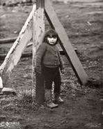 Irish Fine Art - Black & White. Playtime in Adventure Playground -  London 1974