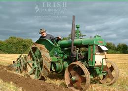 Ancient World - An Irish Heritage. All Ireland Champion Ploughman John Doran from Carnew, Co. Wicklow