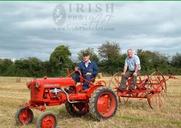 Ancient World - An Irish Heritage. Restored Farm Machinery at Carnew Heritage Day - Co. Wicklow 2005