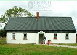 Ancient World - An Irish Heritage. Bridie Cullen from Kilmuckridge, Co. Wexford - Feeding the Free Range Hens