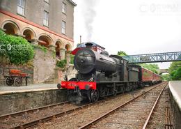 O'Doule Originals - Limited Edition Fine Art Prints. 'The Steamer' - one of the rare steam engines at Rathdrum station County Wicklow in 1996