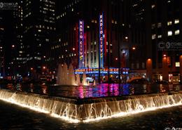 Heart Beat Of The World -  New York City. Night Time in the City- Radio City Music Hall on 6th Avenue,  NYC