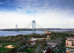 USA photography. Heart Beat Of The World.  New York City. The Verrazzano Narrows Bridge - Linking Brooklyn and Staten Island 