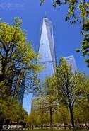 USA photography. Heart Beat Of The World.  New York City. One World Trade Center - Fulton Street, NYC