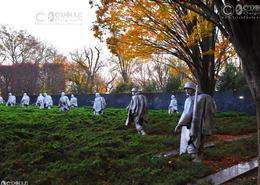 USA photography. Washington DC. The District. Korean War Memorial    