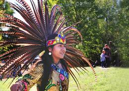 USA photography. Spirit Of The Dance. Native Americans Today. Aztec Dance Performance at Rankokus Indian Reservation 2002