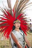 USA photography. Spirit Of The Dance. Native Americans Today. Aztec Dancer 'Ixchel Salinas' from New Mexico 2001