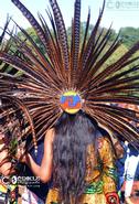 Spirit Of The Dance - Native Americans Today. Aztec Ceremonial Head Dress