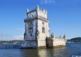Irish photography. Historic Europe. The Belem Tower on the Tagus River - Belem, Portugal 