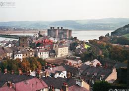 Irish photography. England. 12th Century Norman Castle and Walled Town - Conwy, North Wales