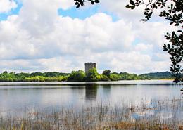 Irish photography. Panorama World. Cloughoughter Castle on Lough Oughter - Co. Cavan