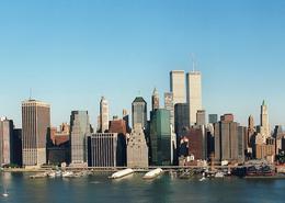 Irish photography. Panorama World. Lower Manhattan NYC 1999