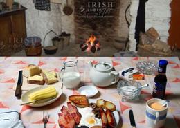 Traditional Irish Cottage Food. Traditional Full Irish Breakfast for special occasions