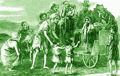 Irish Famine image 1850