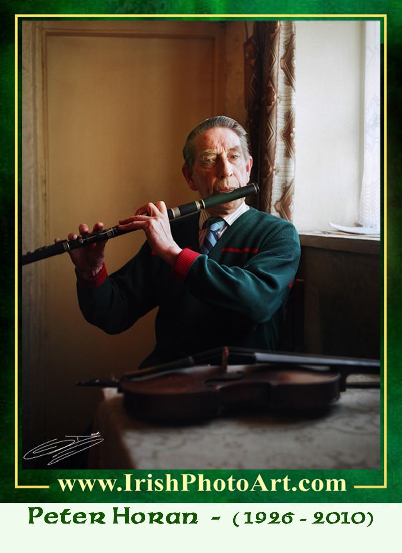 Irish traditional Flute player Peter Horan